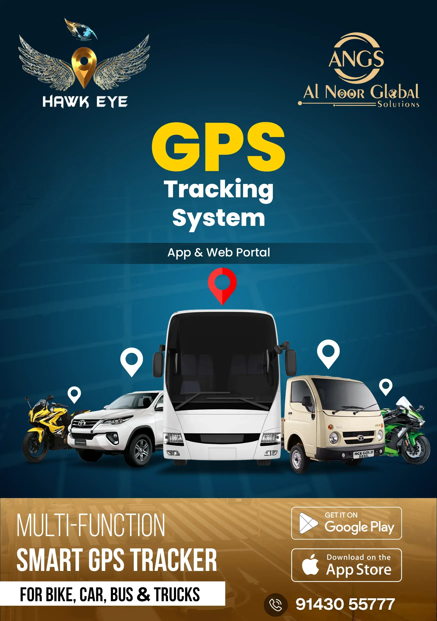 vijayawada car travels with a GPS tracker.
